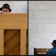 Les pianos itinérants de Montréal À New York, the Crazy Piano Guy fait rouler quotidiennement son piano à queue de chez lui...