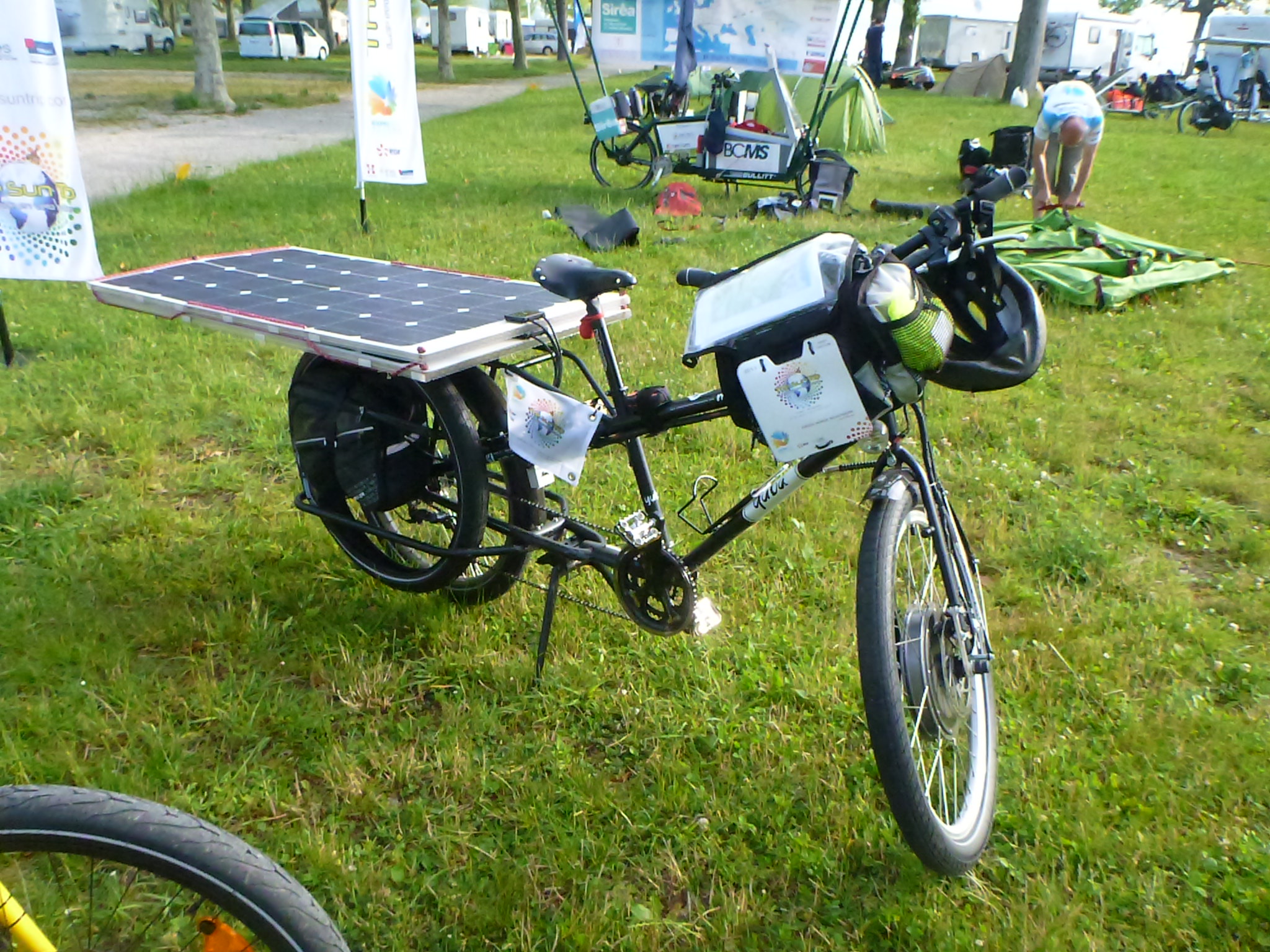 chargeur solaire velo