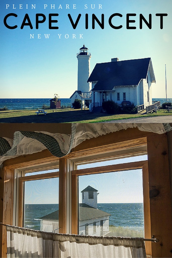 Plein phare sur Cape Vincent, New York et HI Tibbetts Point