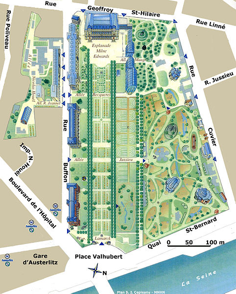 Plan du Muséum national d'Histoire naturelle de Paris - Wikipédia