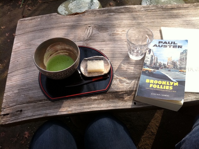 Mon matcha… et sa lecture d’accompagnement