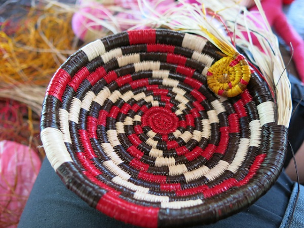 tissage Embera village panier