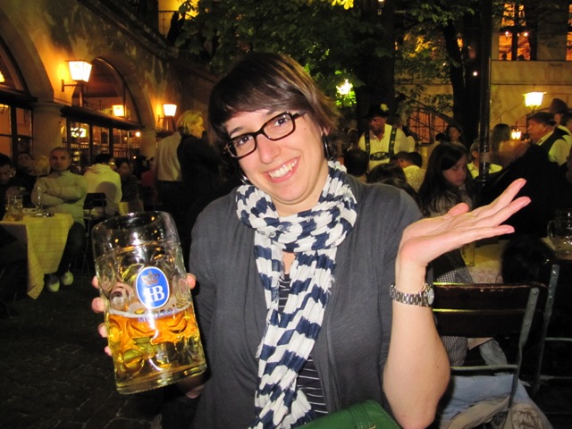 litre de bière Munich Bavière Allemagne