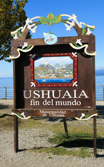 panneau la fin du monde Ushuaia