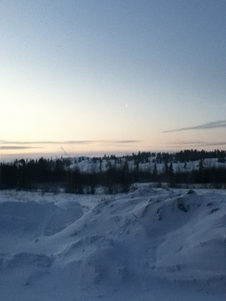 L'hiver à Yellowknife