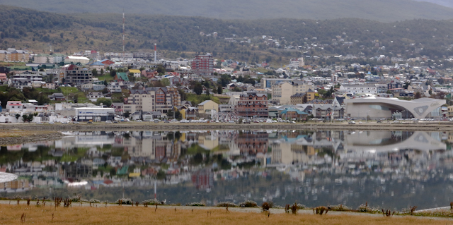 Reflets dans la baie d'Ushuaia