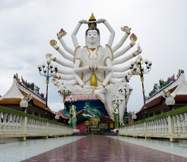 complexe de temples de Wat Plai Laem Koh Samui Thailande