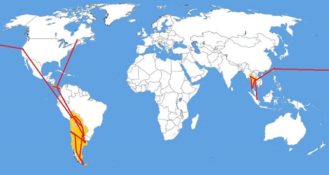 Carte du monde par Carte-france.info