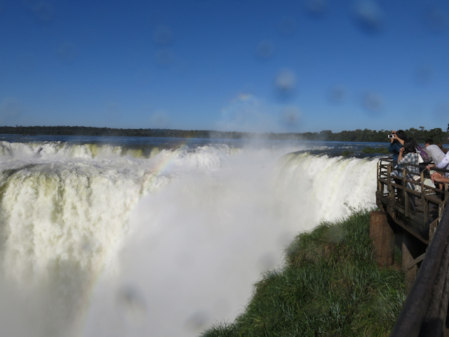 Gorge du diable aux chutes d'iguazu en Argentine