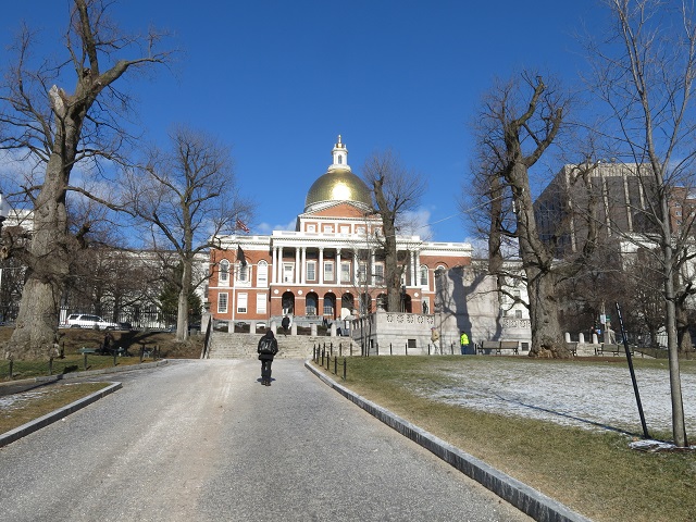 State House de jour - Boston, États-Unis