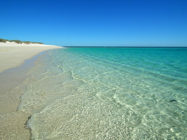 Une des nombreuses plages du Cape Range National Park Australie