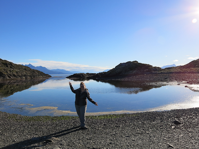 Jen sur l'Isla H - Ushuaia, Argentine