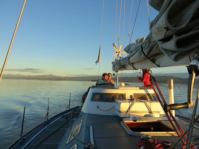 Le voilier Tres Marias - Canal Beagle - Ushuaia, Argentine