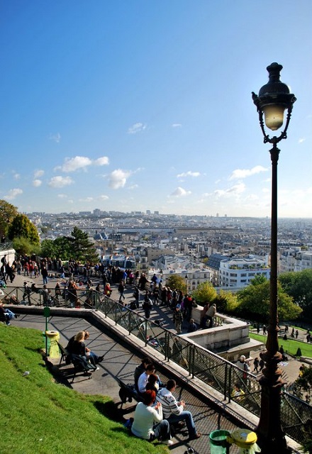 Parvis du Sacré-Coeur - Paris - Johann Chabert