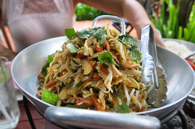 Salade de fleurs de bananier - Siem Reap, Cambodge