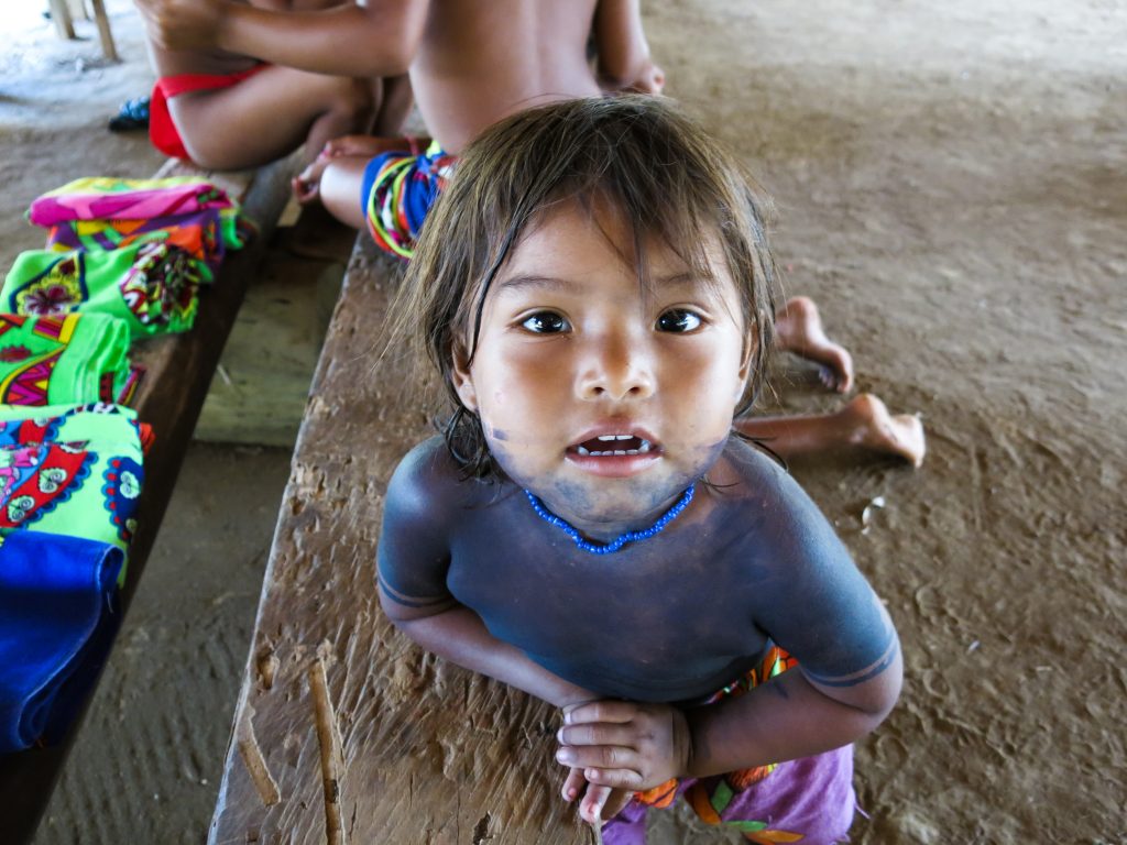 Enfant Embera au Panama