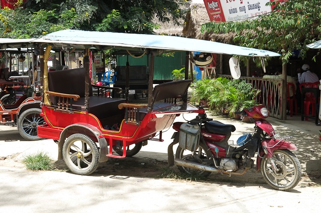 Un tuk-tuk cambodgien classique