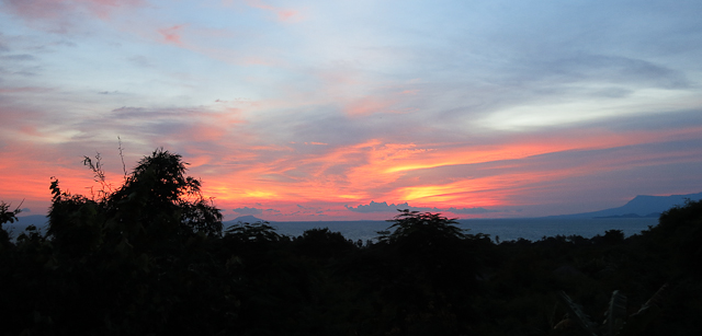 Coucher de soleil - Kep Lodge - Cambodge