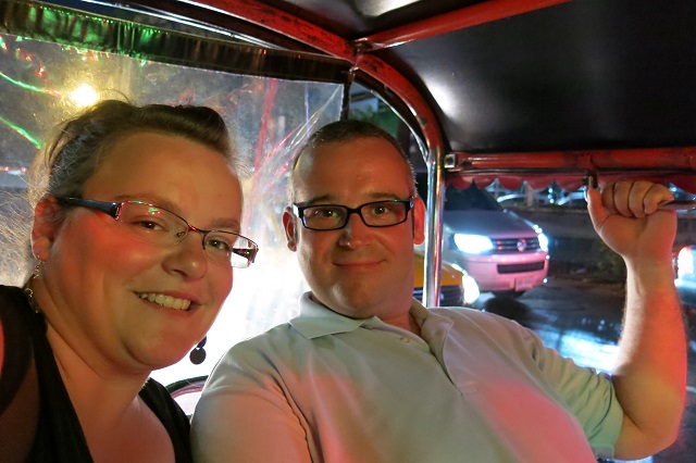 En tuk-tuk à Bangkok