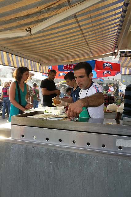 Au marché aux poissons - Istanbul, Turquie