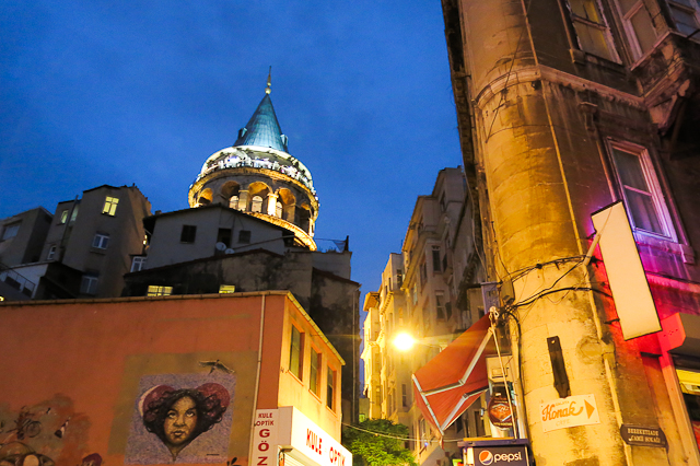 Vue sur la tour de Galata - Istanbul, Turquie