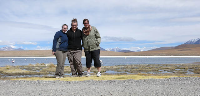 3 filles en vadrouille - Désert de sel - Salar d'Uyuni, Bolivie