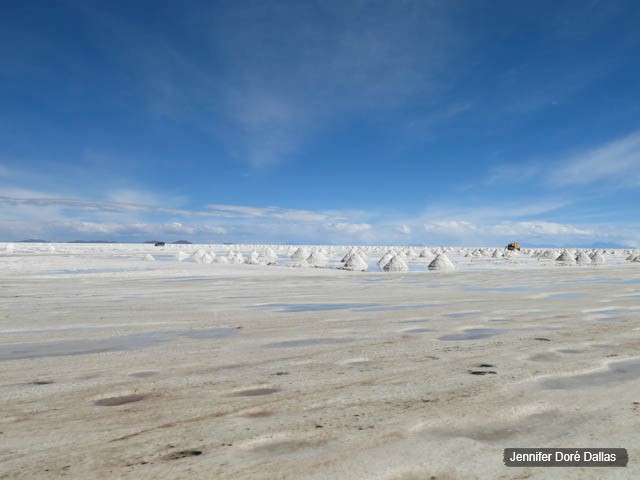 Au milieu de nulle part - Désert de sel - Salar d'Uyuni, Bolivie