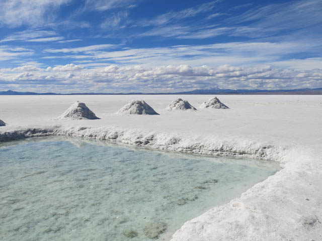 Bassin - Désert de sel - Salar d'Uyuni, Bolivie