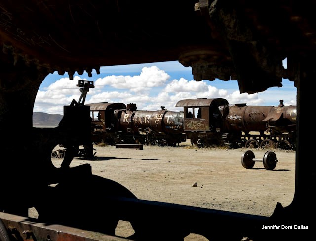Cimetière de trains - Désert de sel - Salar d'Uyuni, Bolivie