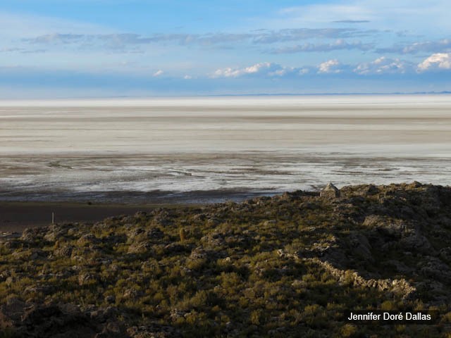 Couches colorées - Désert de sel - Salar d'Uyuni, Bolivie