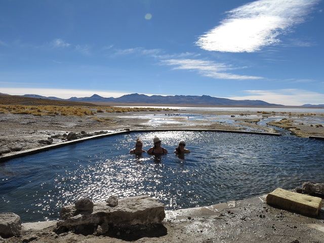 Eaux thermales - Désert de sel - Salar d'Uyuni, Bolivie