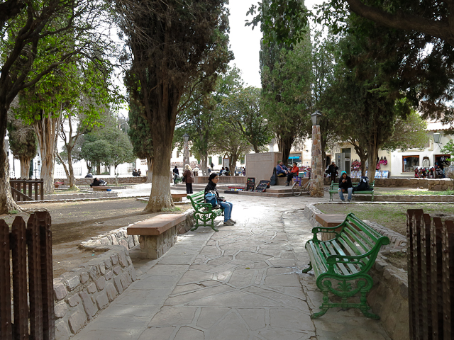 Parc public - Humahuaca, Argentine