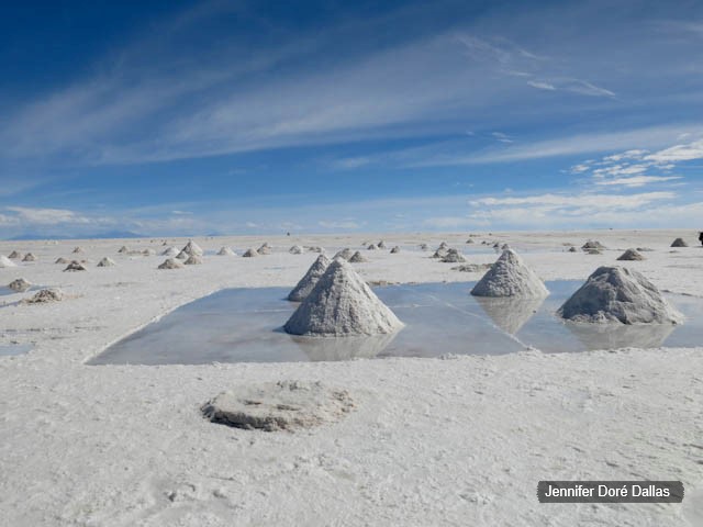 Reflets - Désert de sel - Salar d'Uyuni, Bolivie