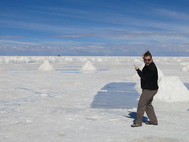 Wow - Désert de sel - Salar d'Uyuni, Bolivie