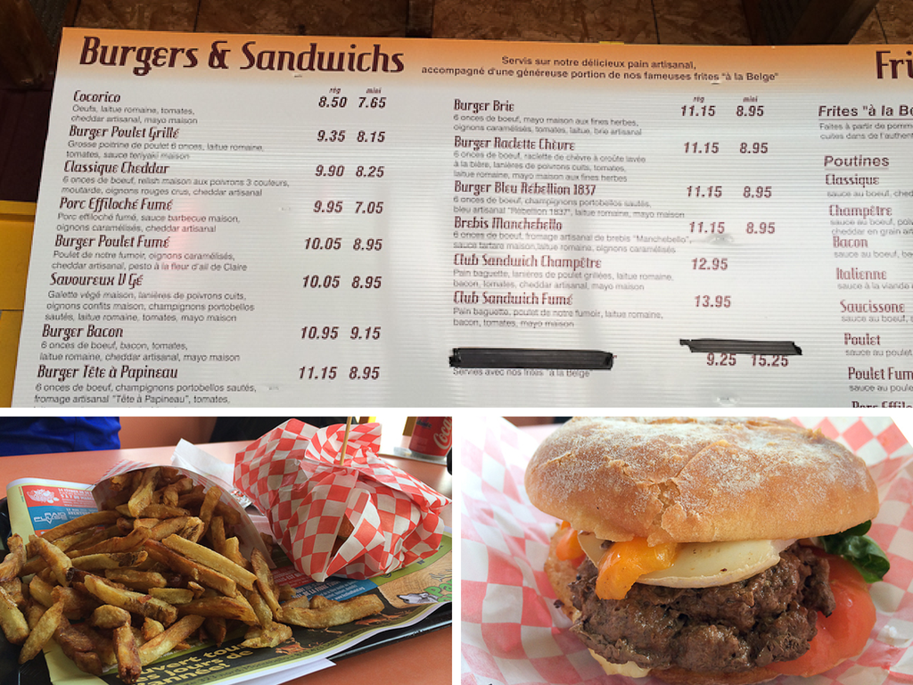 Burger du Délice Champêtre - Montebello, Outaouais