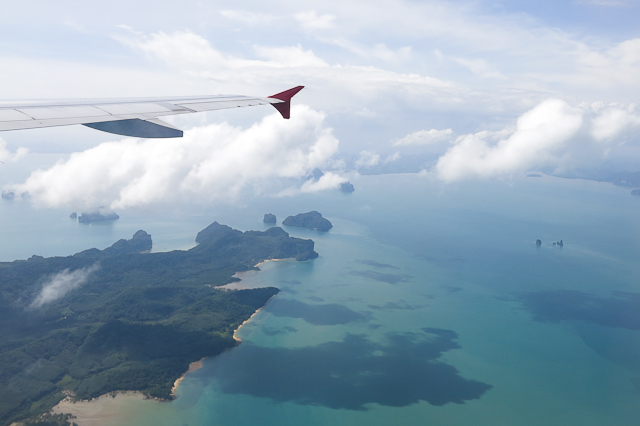 Phuket vue de l'avion