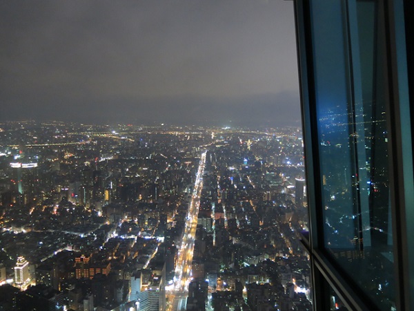 Vue de nuit - Taipei 101, Taiwan