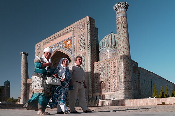 Le Registan à Samarcande en Ouzbékistan