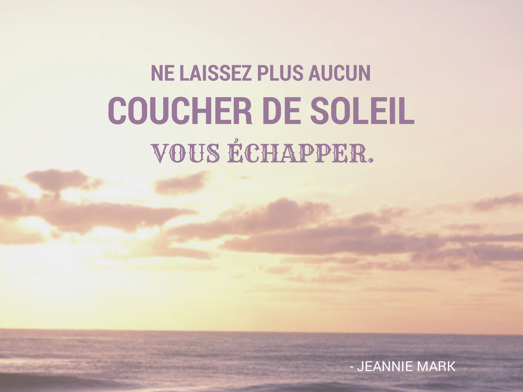 Ne laissez plus aucun coucher de soleil vous échapper!