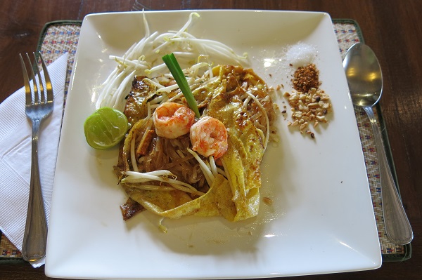 Un pad thai moderne - Baipai Thai Cooking School - Bangkok, Thailande