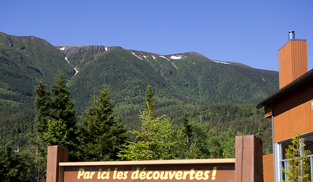 Vue de la chambre - L'Auberge Gîte du Mont-Albert, Gaspésie