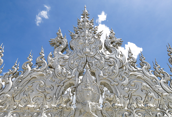 Hauteurs du Temple Blanc (White Temple) - Chiang Rai, Thaïlande