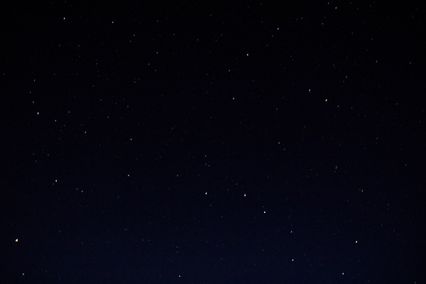 Les étoiles, nuit noire de Kamouraska