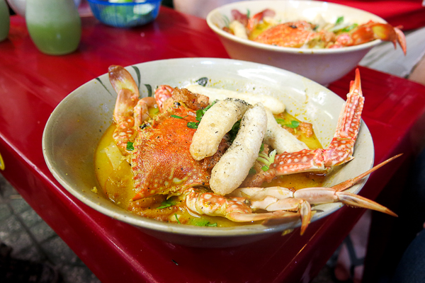 Soupe au crabe dont j'ai raffolé - Back of the bike tours - Ho Chi Minh - Saigon, Vietnam