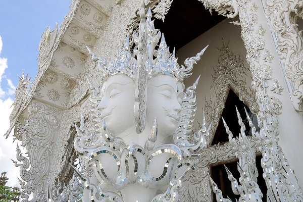 Statues du Temple Blanc (White Temple) - Chiang Rai, Thaïlande