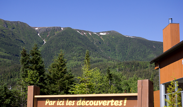 Vue sur le Mont-Albert - L'Auberge Gîte du Mont-Albert, Gaspésie