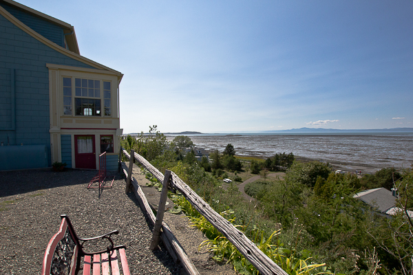 Vue de l'Auberge des îles, Kamouraska