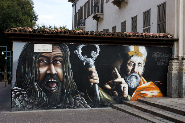 Art de rue - Milan, Italie