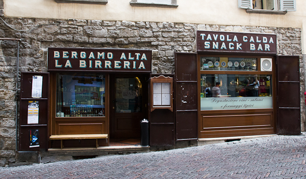 Bergamo Alta La Birreria - Lombardie, Italie