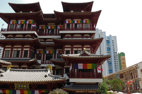 Buddha Tooth Relic Temple - Chinatown, Singapour